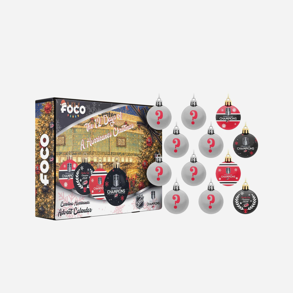 Carolina Hurricanes 2026 Stanley Cup Champions Ball Advent