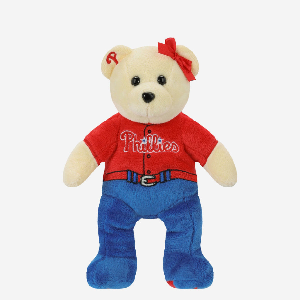 Philadelphia Phillies Mother's Day Team Beans Embroidered Bear FOCO - FOCO.com