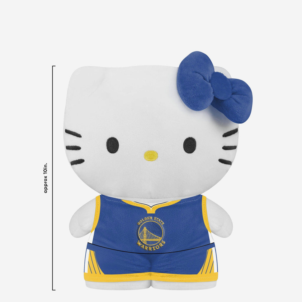 Golden State Warriors Team Color Bow Hello Kitty® Jersey Plush FOCO