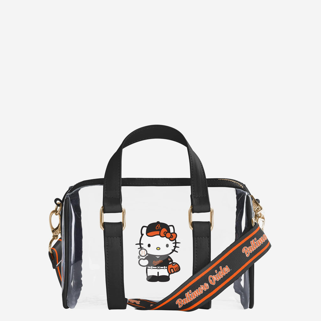 Baltimore Orioles Hello Kitty® Clear Barrel Bag FOCO