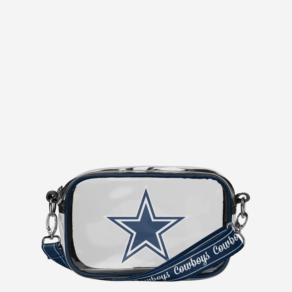 Dallas Cowboys Team Stripe Clear Crossbody Bag FOCO