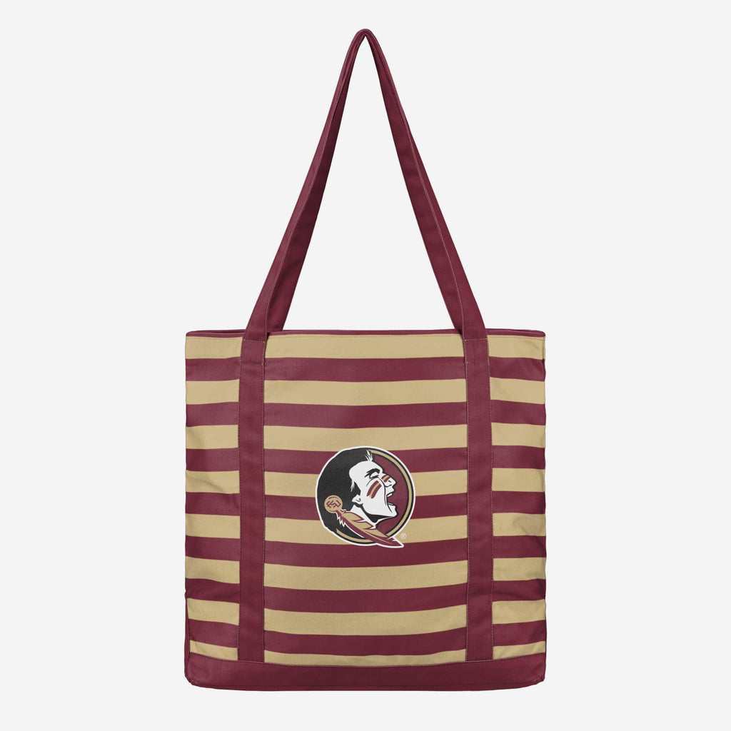 FOCO Florida State Seminoles Team Stripe Canvas Tote Bag Unisex 2
