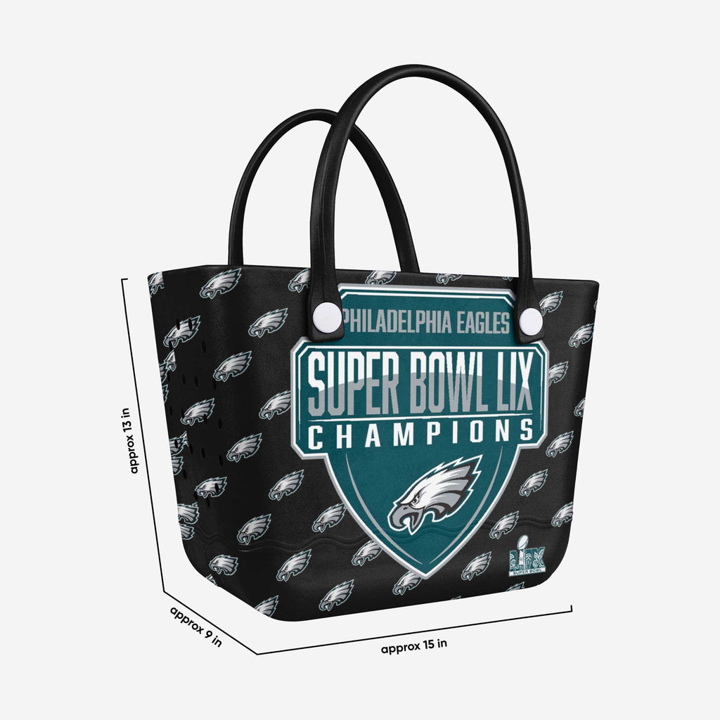 Philadelphia Eagles Super Bowl LIX Champions Big Logo Mini Print Tailg FOCO