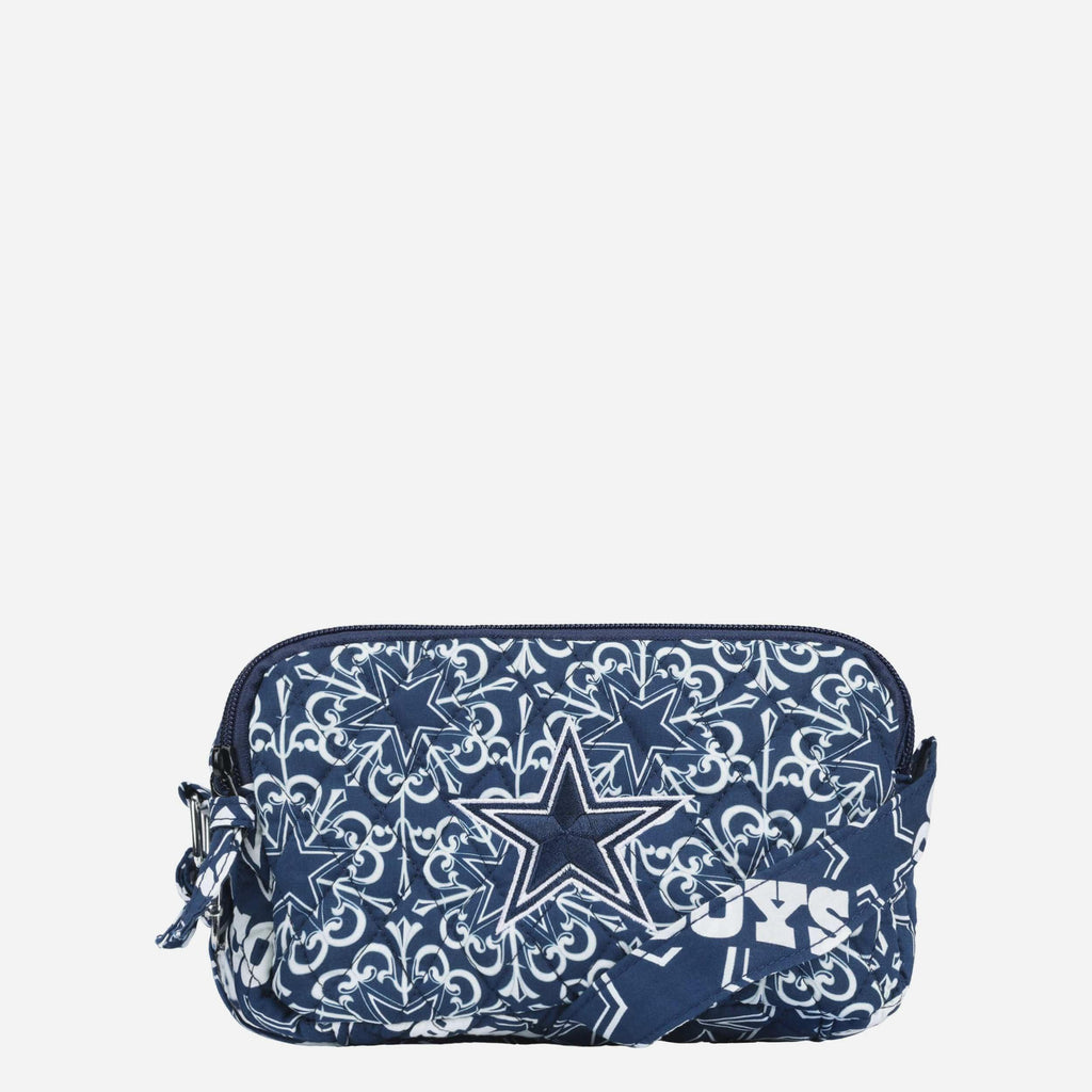 FOCO Borsa A Tracolla Dallas Cowboys, Righe Nautiche, Accessorio Ufficiale NFL
