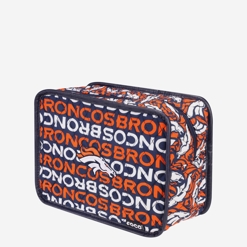 FOCO Denver Broncos gesteppte Kosmetiktasche - Damen 2