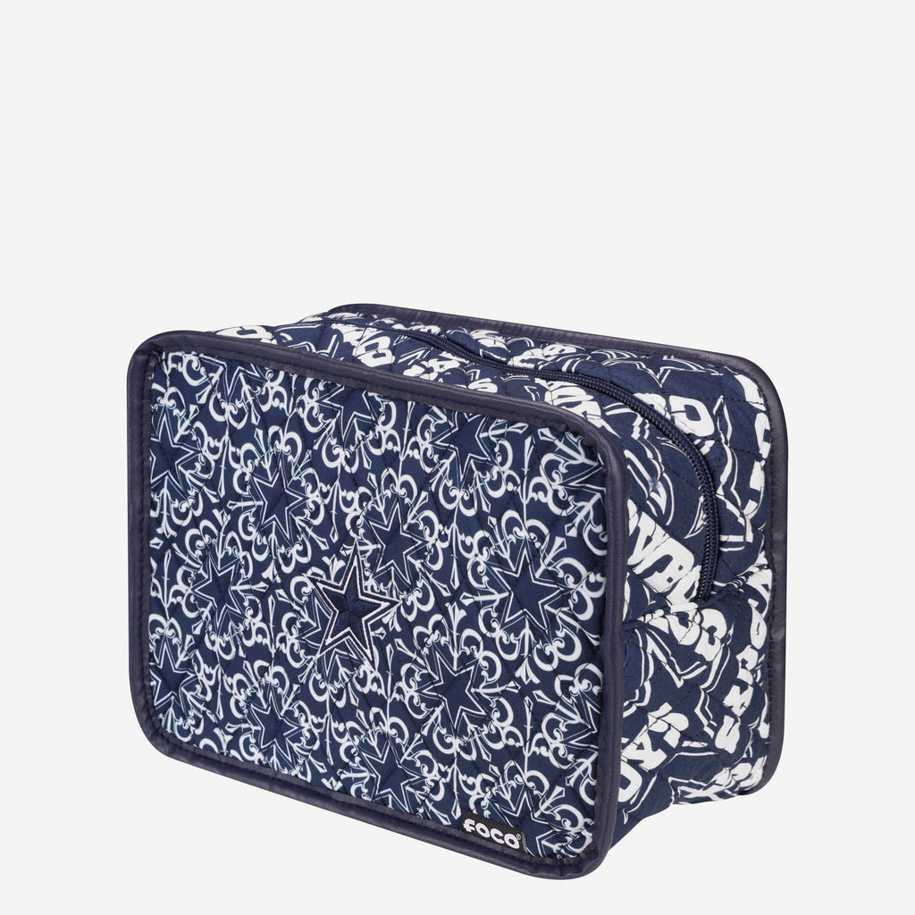 FOCO Dallas Cowboys Quilted Printed Cosmetic Bag Women 2