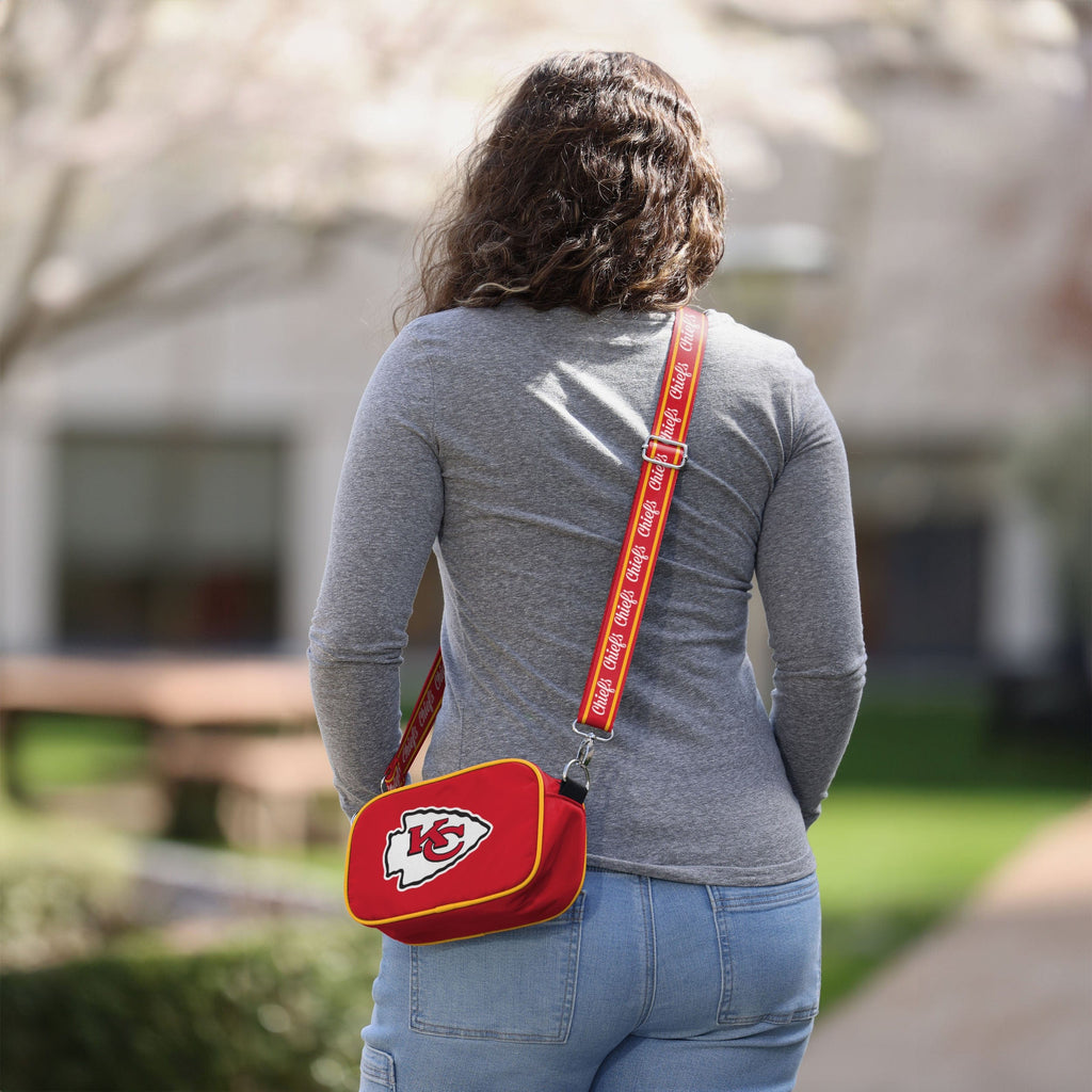 KEYCHIN Football Fan Crossbody Bag | Team Merch Shoulder Bag, Waterproof Canvas With 3D Print