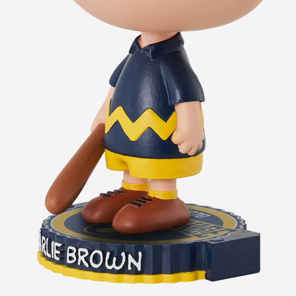 Milwaukee Brewers Charlie Brown Peanuts Bighead Bobblehead FOCO
