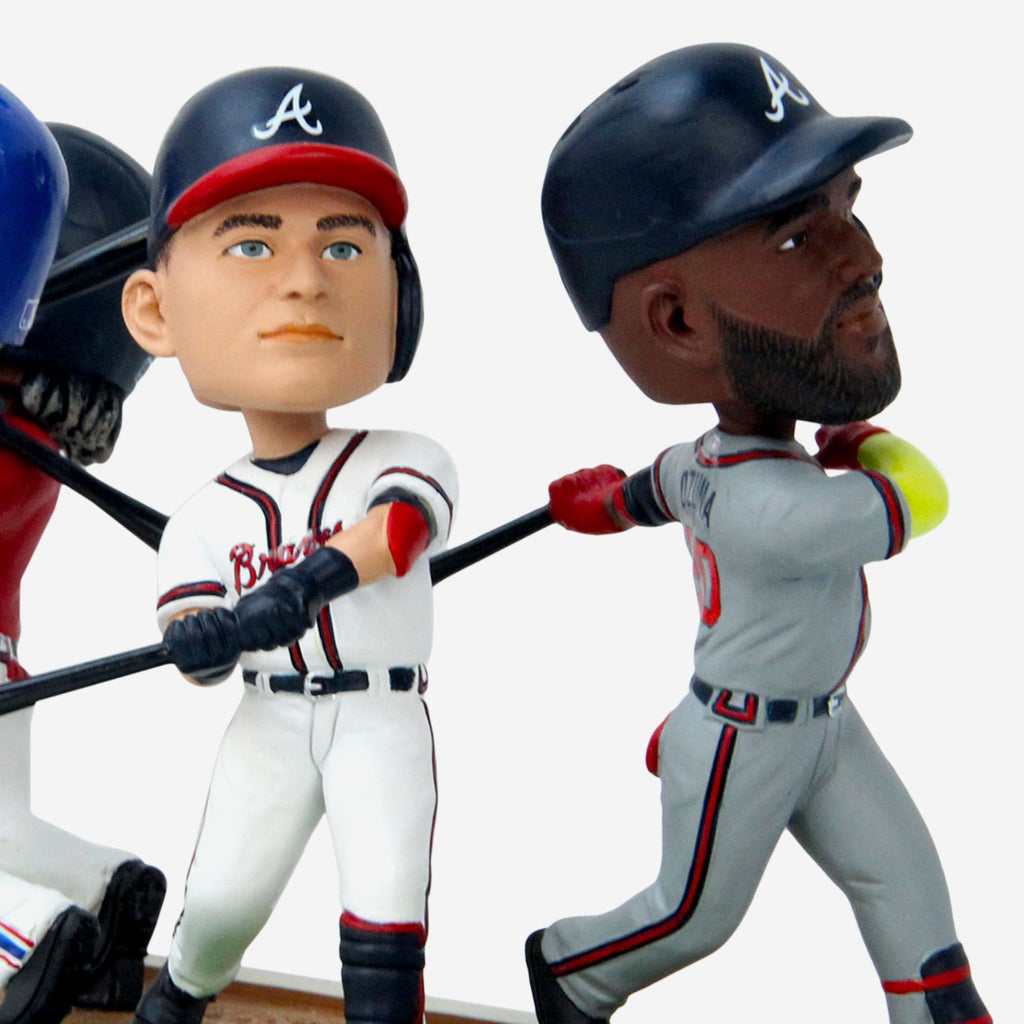 Atlanta Braves SingleSeason Home Run Record Mini Bobblehead Scene FOCO