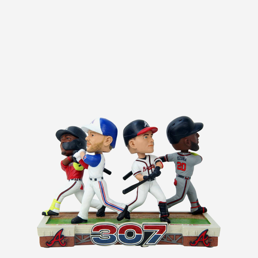 Atlanta Braves SingleSeason Home Run Record Mini Bobblehead Scene FOCO
