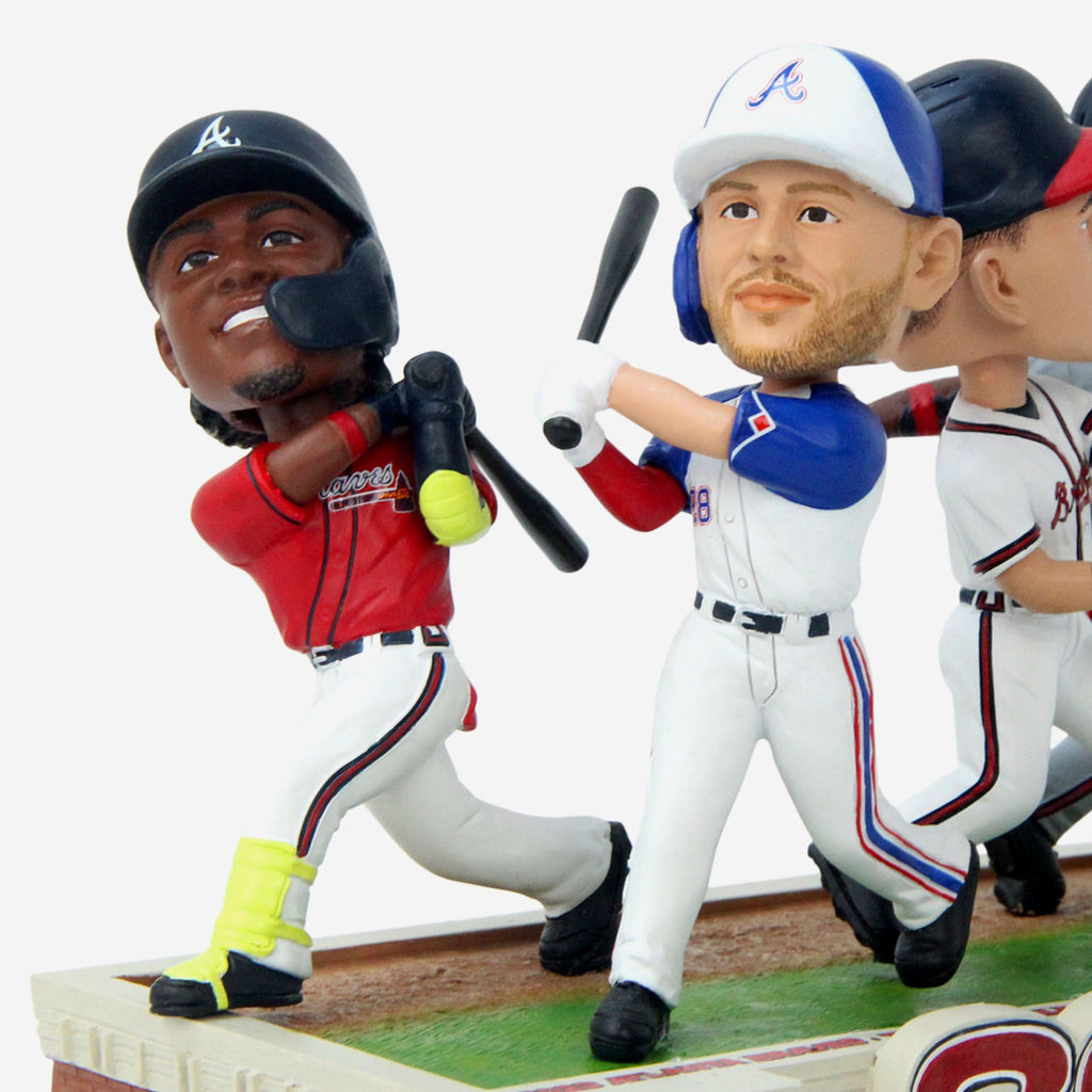 Atlanta Braves SingleSeason Home Run Record Mini Bobblehead Scene FOCO