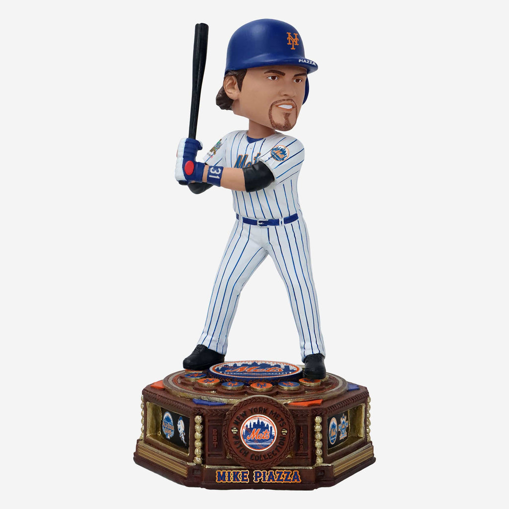 Mike Piazza New York Mets Patch Collection Bobblehead FOCO