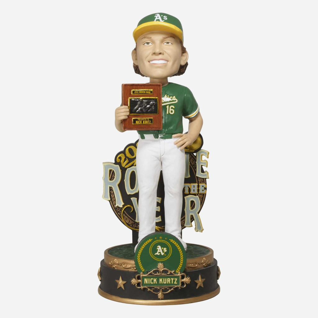 Nick Kurtz Athletics 2025 AL Rookie of the Year Award Bobblehead FOCO