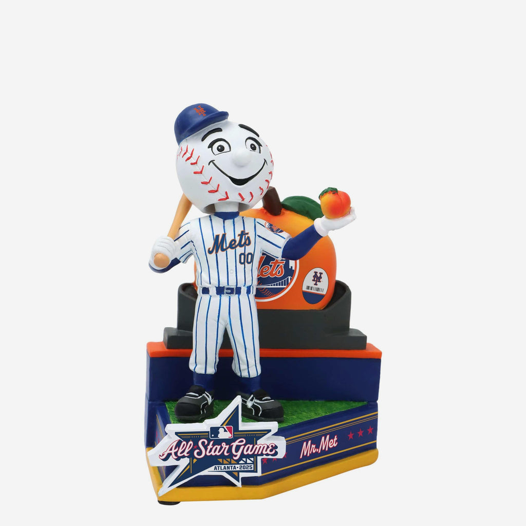 Mr Met New York Mets 2025 MLB All-Star Peach Mascot Mini