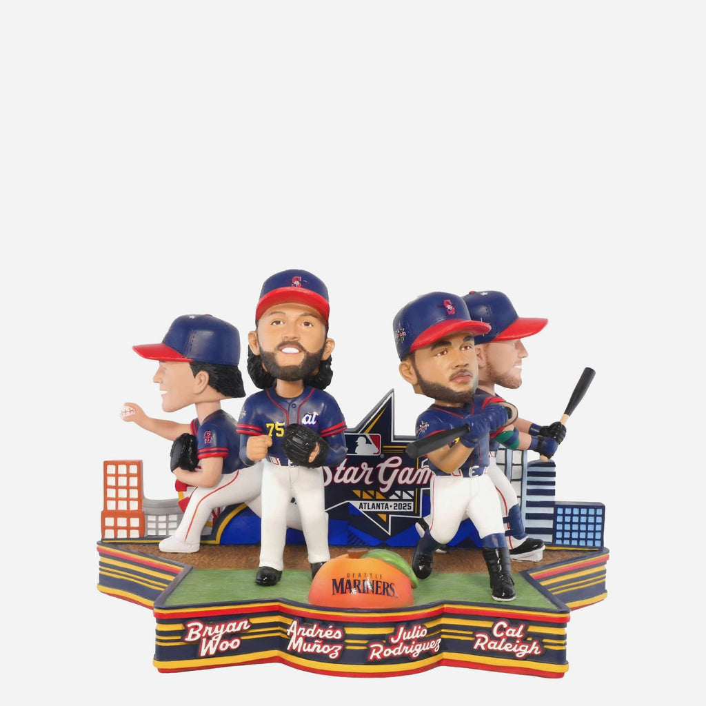 FOCO Seattle Mariners 2025 MLB All-Star Mini Wackelfiguren-Szene 2