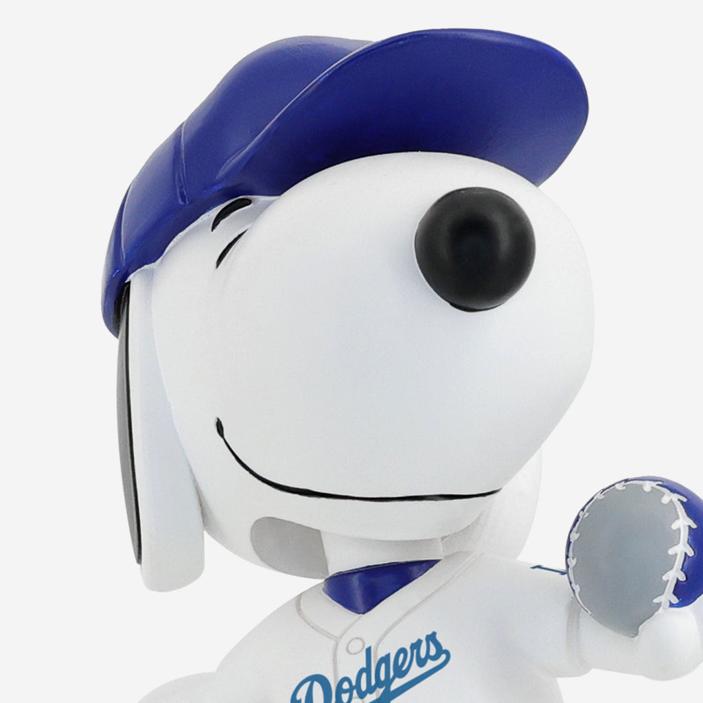 Los Angeles Dodgers Snoopy Peanuts Batter Up Bighead Bobblehead FOCO