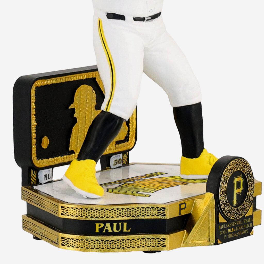 Paul Skenes Pittsburgh Pirates Gold Rush Bobblehead FOCO