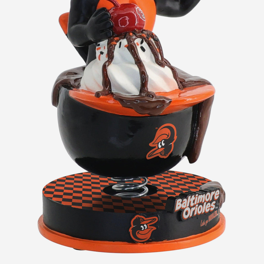 The Oriole Bird Baltimore Orioles Ice Cream Helmet Mascot