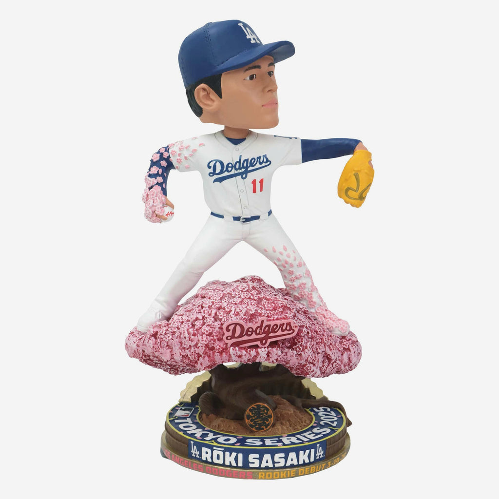 Roki Sasaki Los Angeles Dodgers Major League Debut Bobblehead FOCO