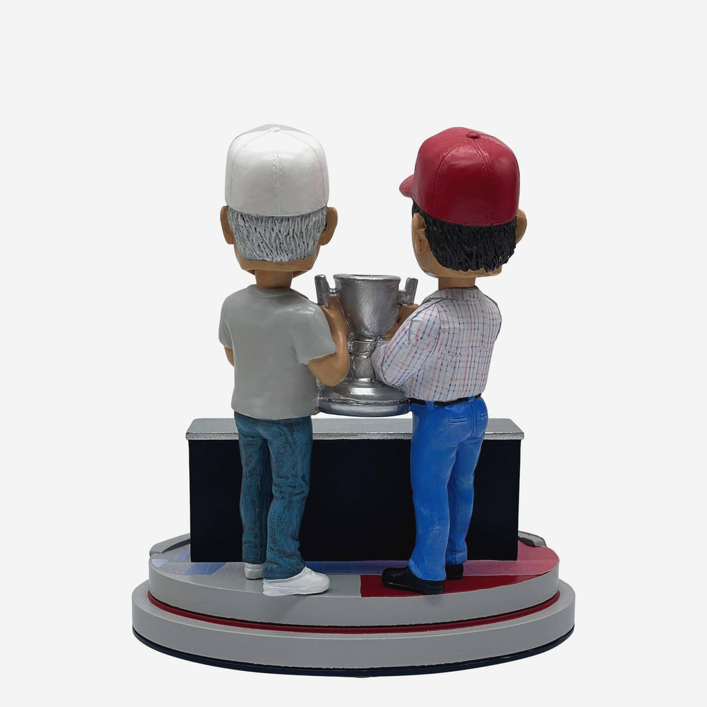 Johnny Bench & Chipper Jones 2025 MLB Speedway Classic Trophy Dual