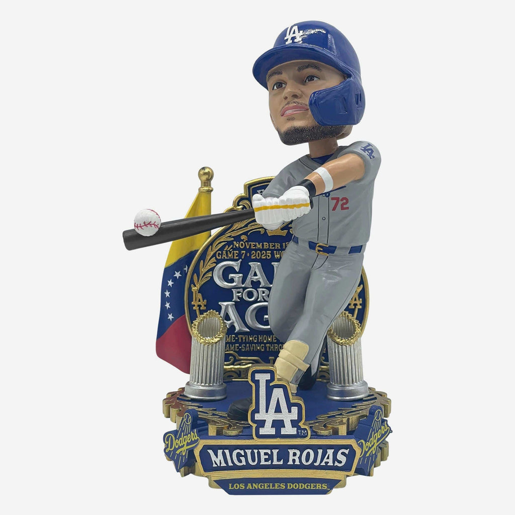 Miguel Rojas Los Angeles Dodgers 2025 World Series Historic Game 7