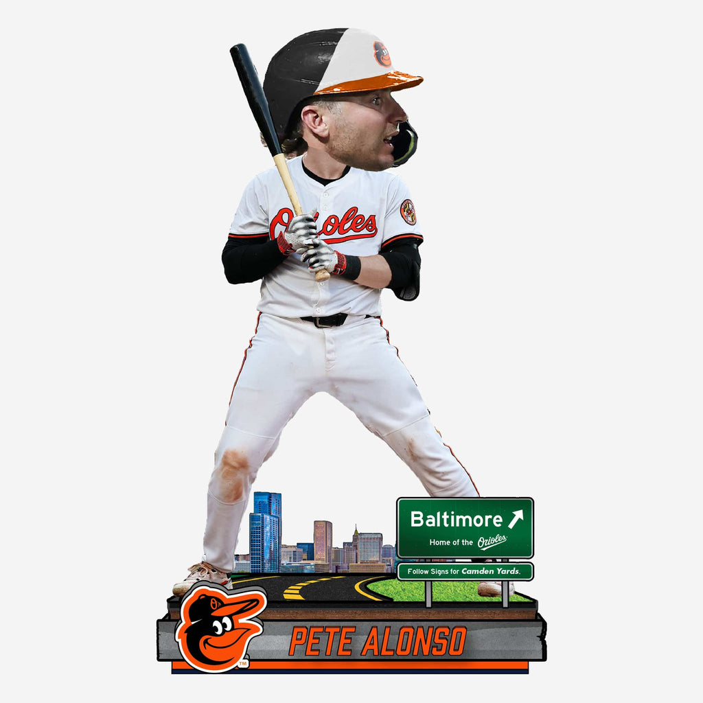 Pete Alonso Baltimore Orioles Next Stop Bobblehead FOCO