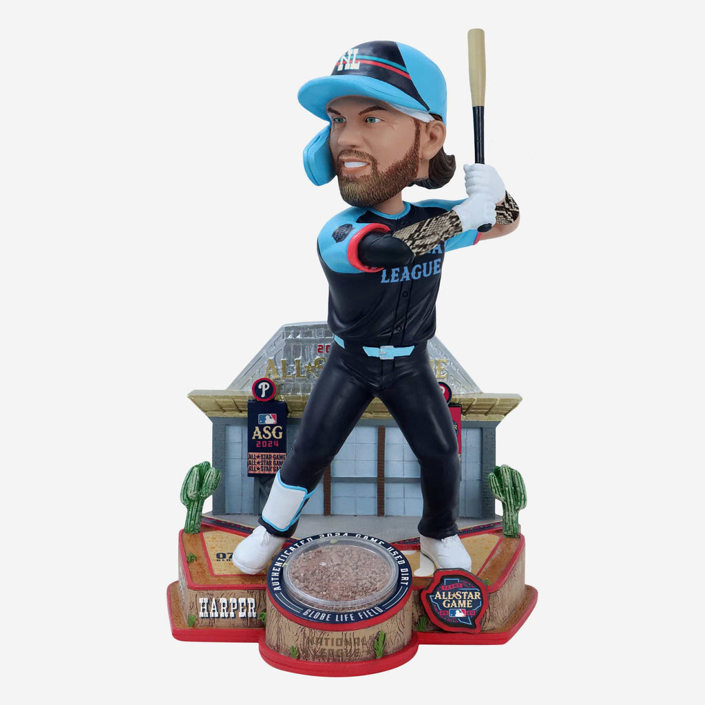 MLB ボブル 2024年FOCO ビッグヘッド オールスター/ハーパー Bryce Harper Philadelphia Phillies 2024 All-Star Authentic Dirt