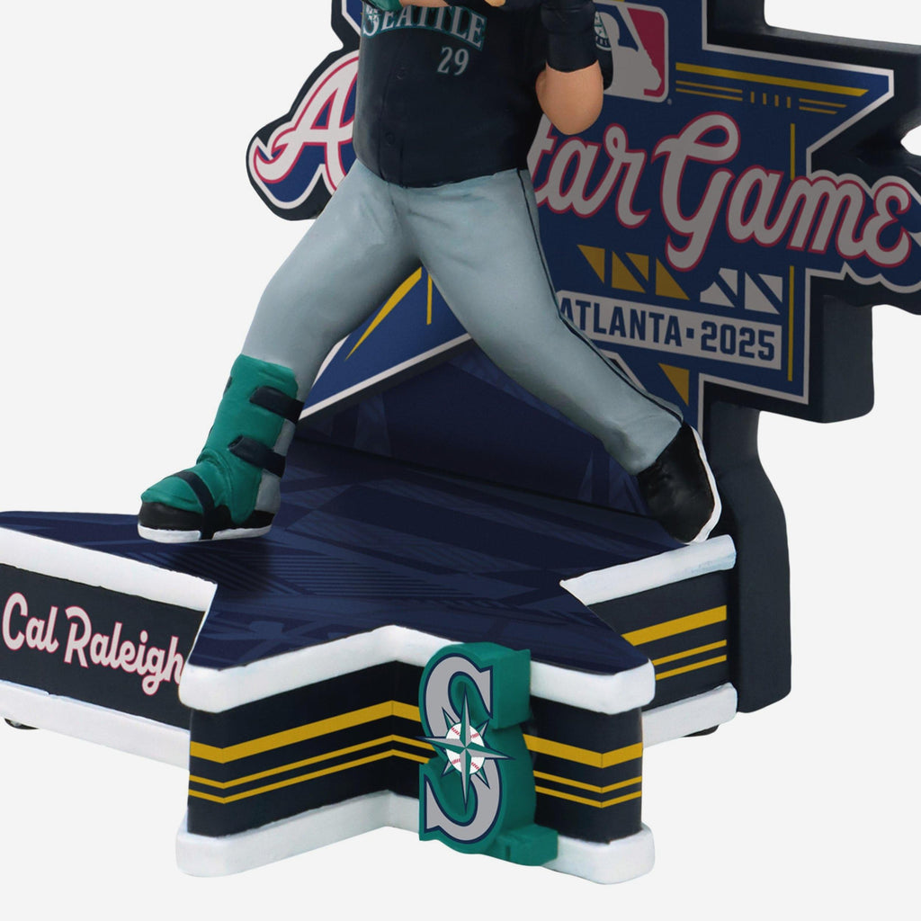 FOCO Cal Raleigh Seattle Mariners 2025 MLB All-Star Medium Bighead Bobblehead 4