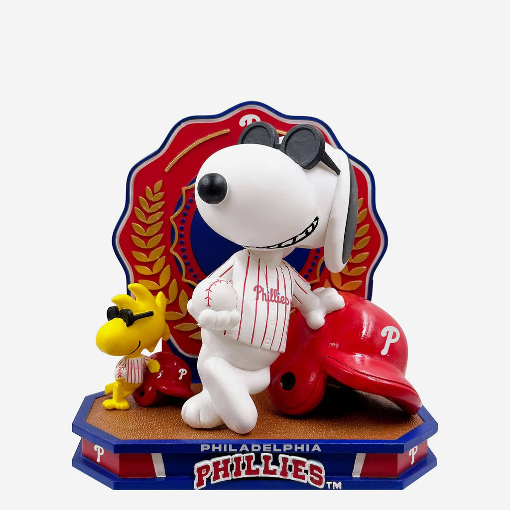 Philadelphia Phillies Snoopy & Woodstock Joe Cool Peanuts Dual Bobbleh FOCO