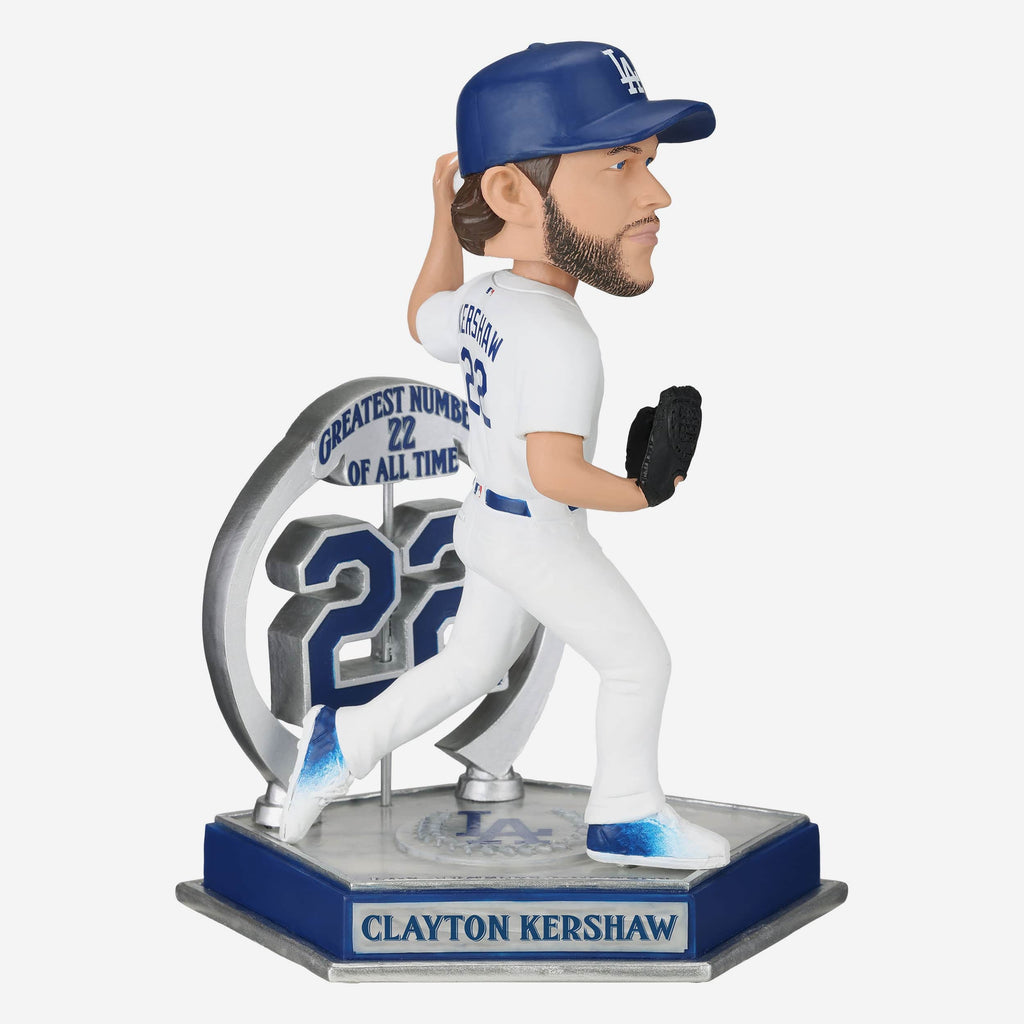 Clayton Kershaw Los Angeles Dodgers Legendary Number 22 Bobblehead