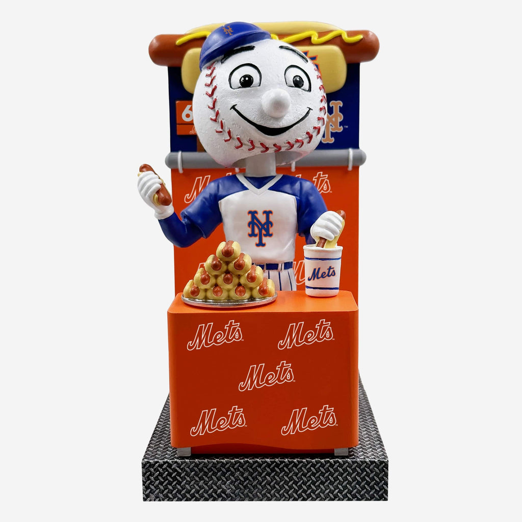 Mr Met New York Mets Hot Dog Eating Contest Mascot Bobblehead FOCO
