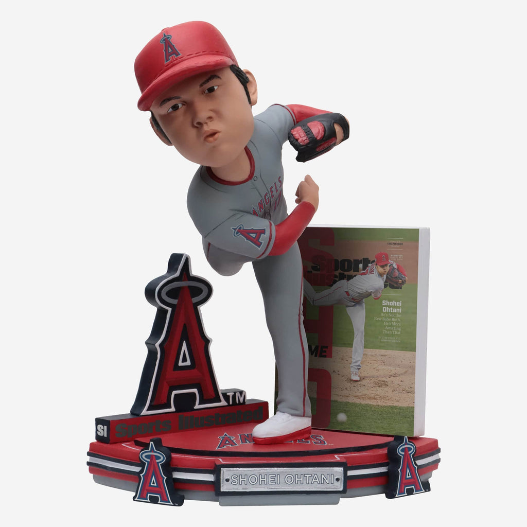 Shohei Ohtani Los Angeles Angels Pitching Sports Illustrated Cover Bobblehead FOCO - FOCO.com
