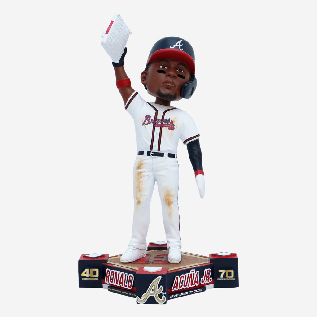 Ronald Acuna Jr Atlanta Braves 40 Home Runs 70 Stolen Bases