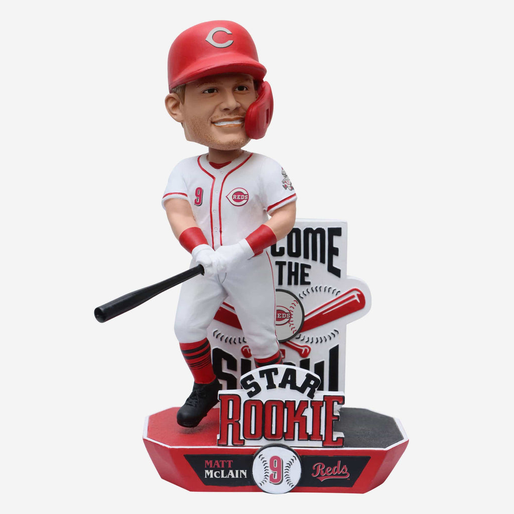 Matt McLain Cincinnati Reds Star Rookie Bobblehead FOCO