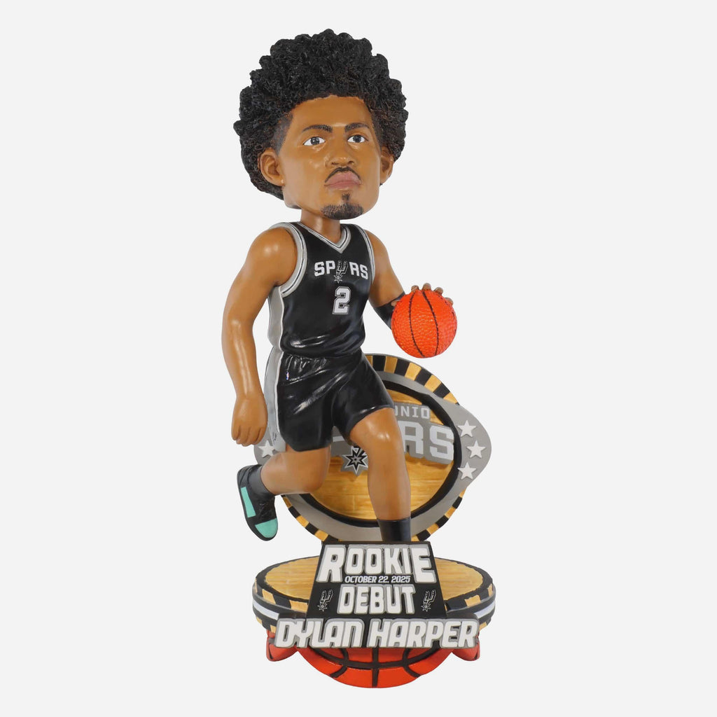 Dylan Harper San Antonio Spurs NBA Debut Bobblehead FOCO