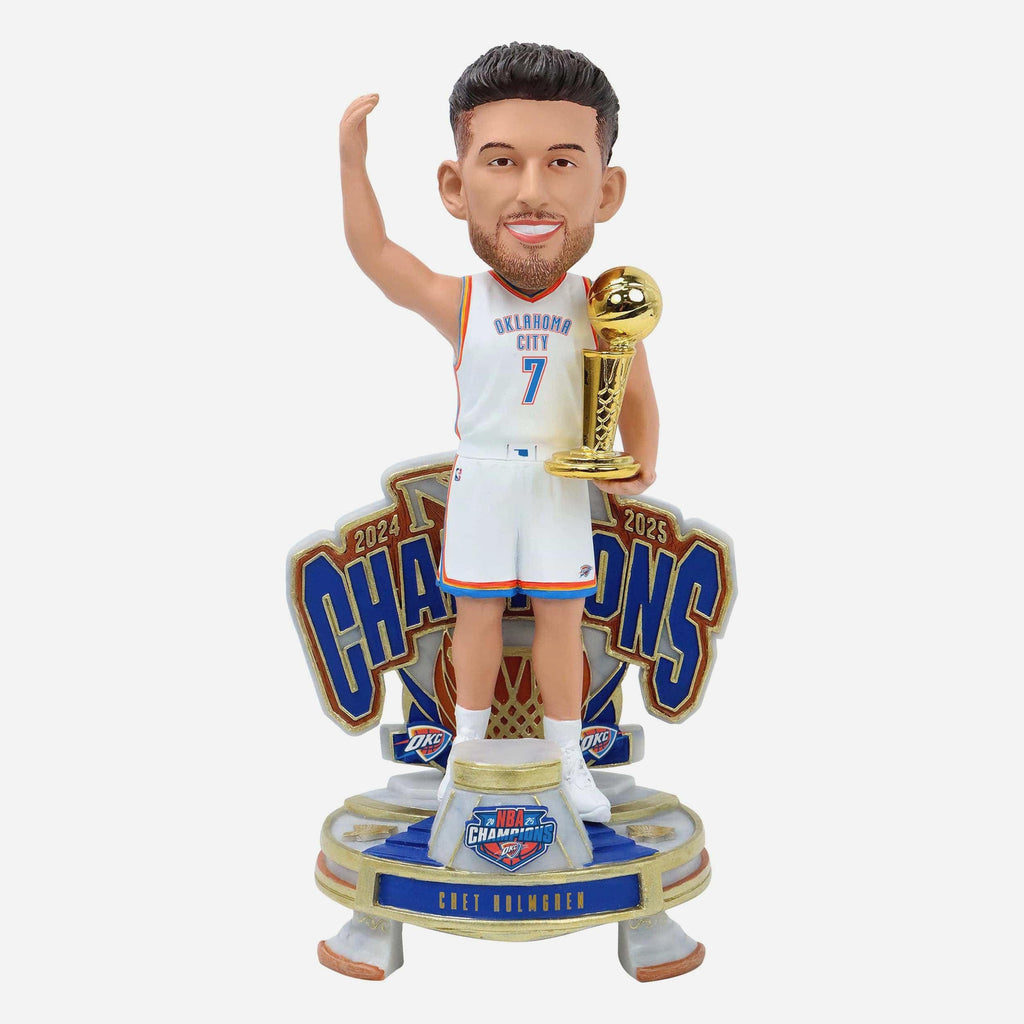 Chet Holmgren Oklahoma City Thunder 2025 NBA Champions Celebration