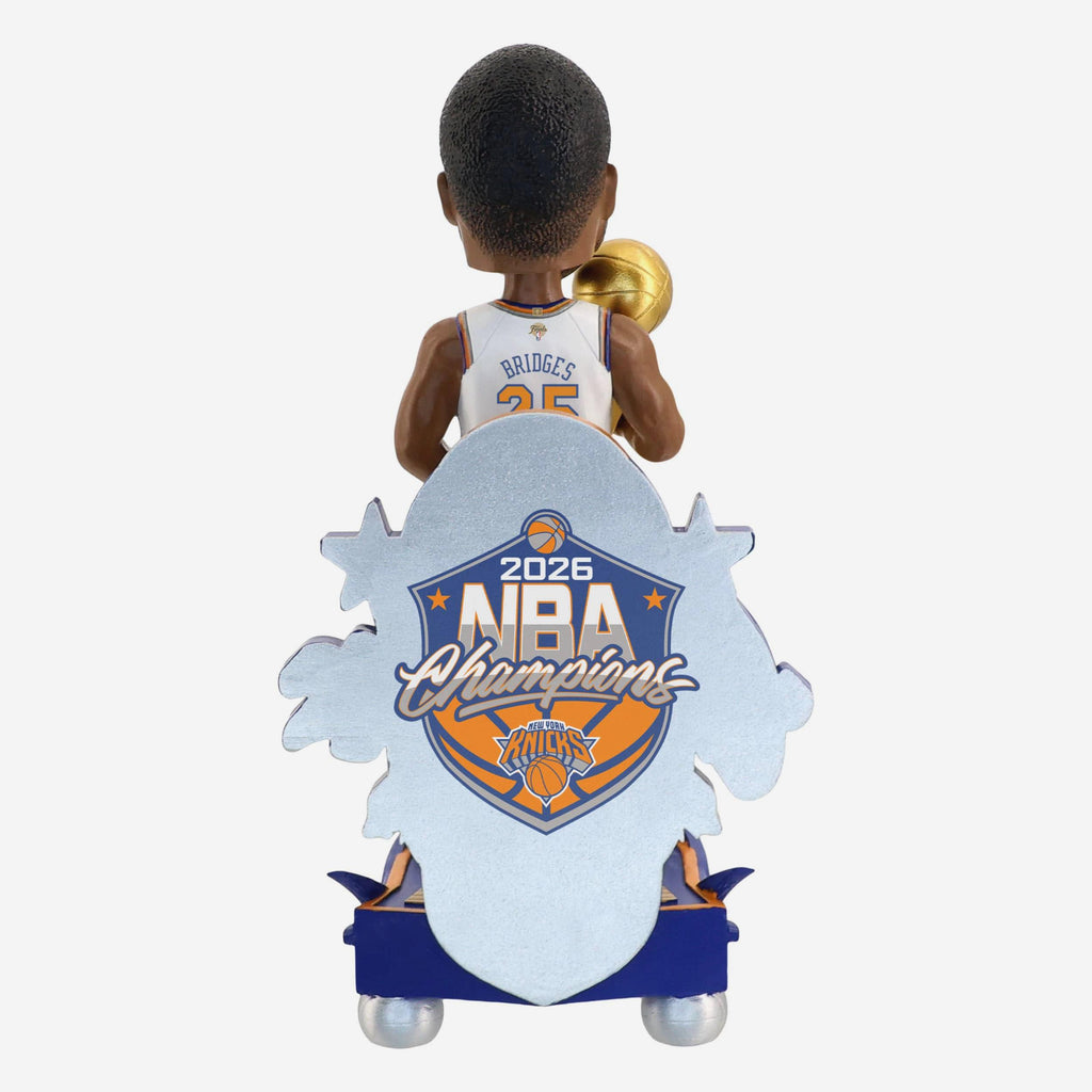 Mikal Bridges New York Knicks 2026 NBA Champions Celebration