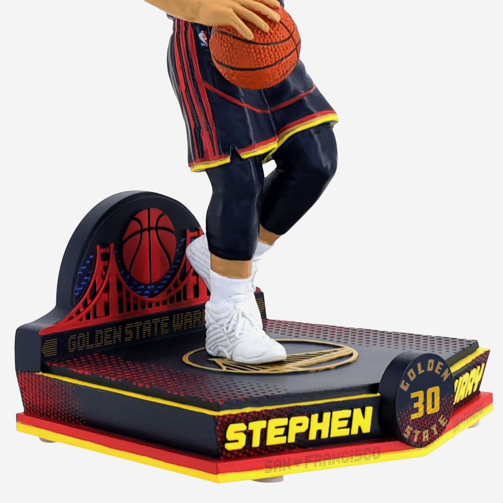 FOCO Steph Curry Golden State Warriors 2025 City Jersey Bobblehead 4