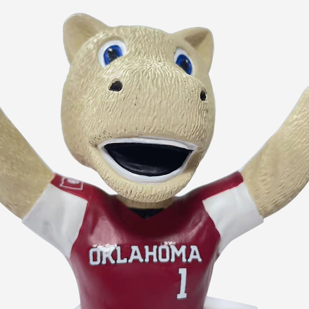 Boomer Oklahoma Sooners Three in a Row National Champions Mascot Bobblehead, image size:1024x1024
