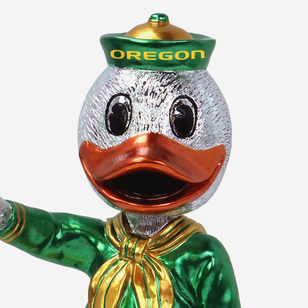 FOCO Oregon Ducks Electroplated Edition Bobblehead 3