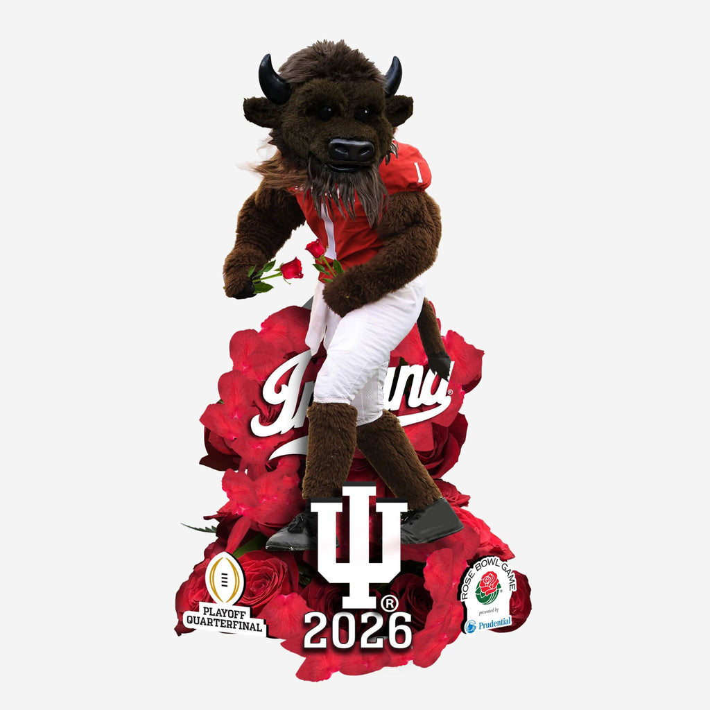FOCO Indiana Hoosiers Rose Bowl Winner Mascot Bobblehead 2