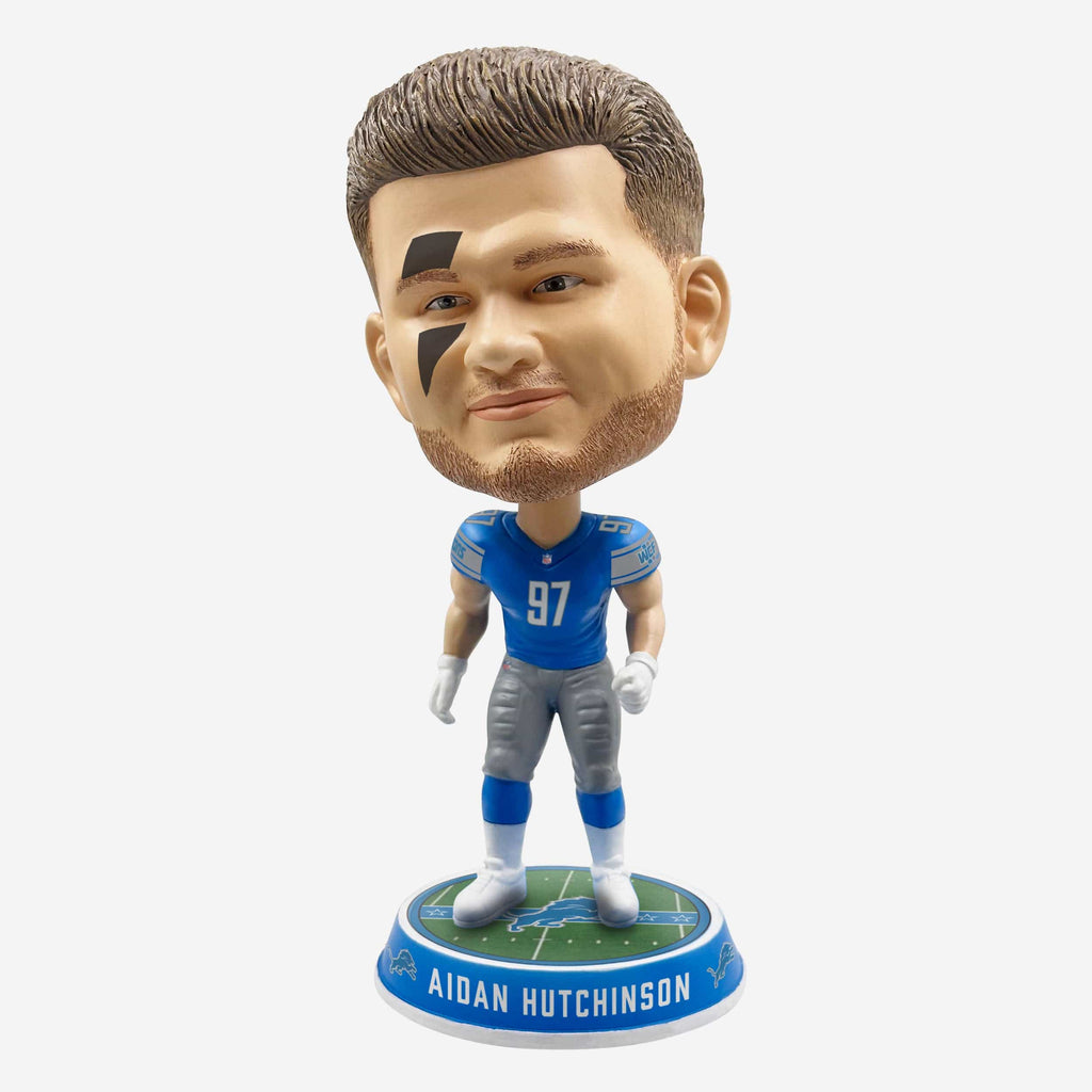 Aidan Hutchinson Detroit Lions Field Stripe Bighead Bobblehead FOCO