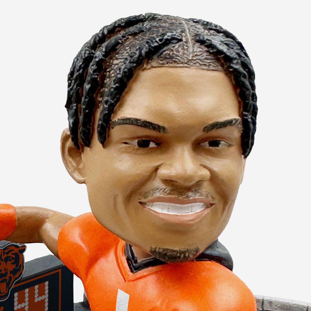 Justin Fields Chicago Bears 2023 Training Camp Mini Bobblehead Scene FOCO