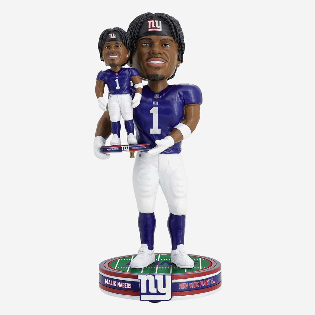 Malik Nabers New York Giants Bobble Dubblz Boblehead FOCO