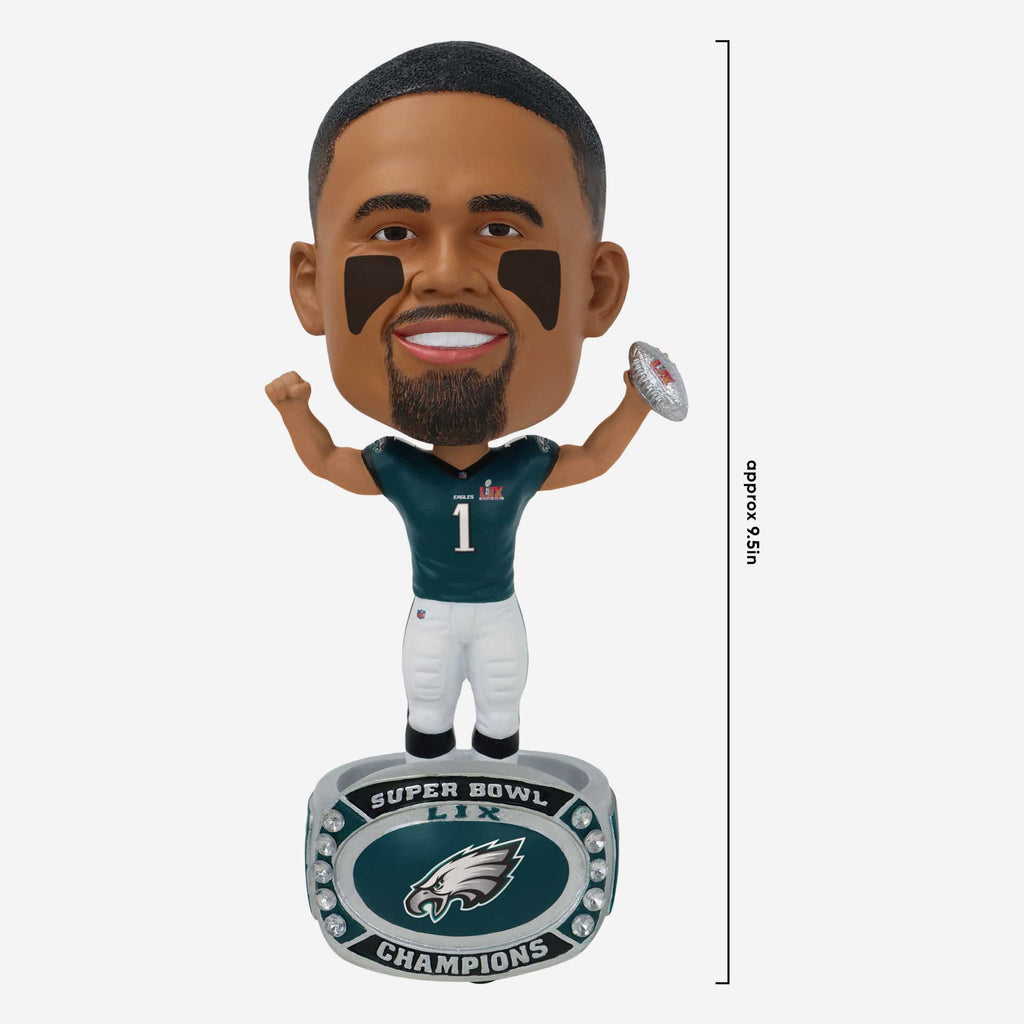 Jalen Hurts Philadelphia Eagles Super Bowl LIX Champions Ring Base Big FOCO