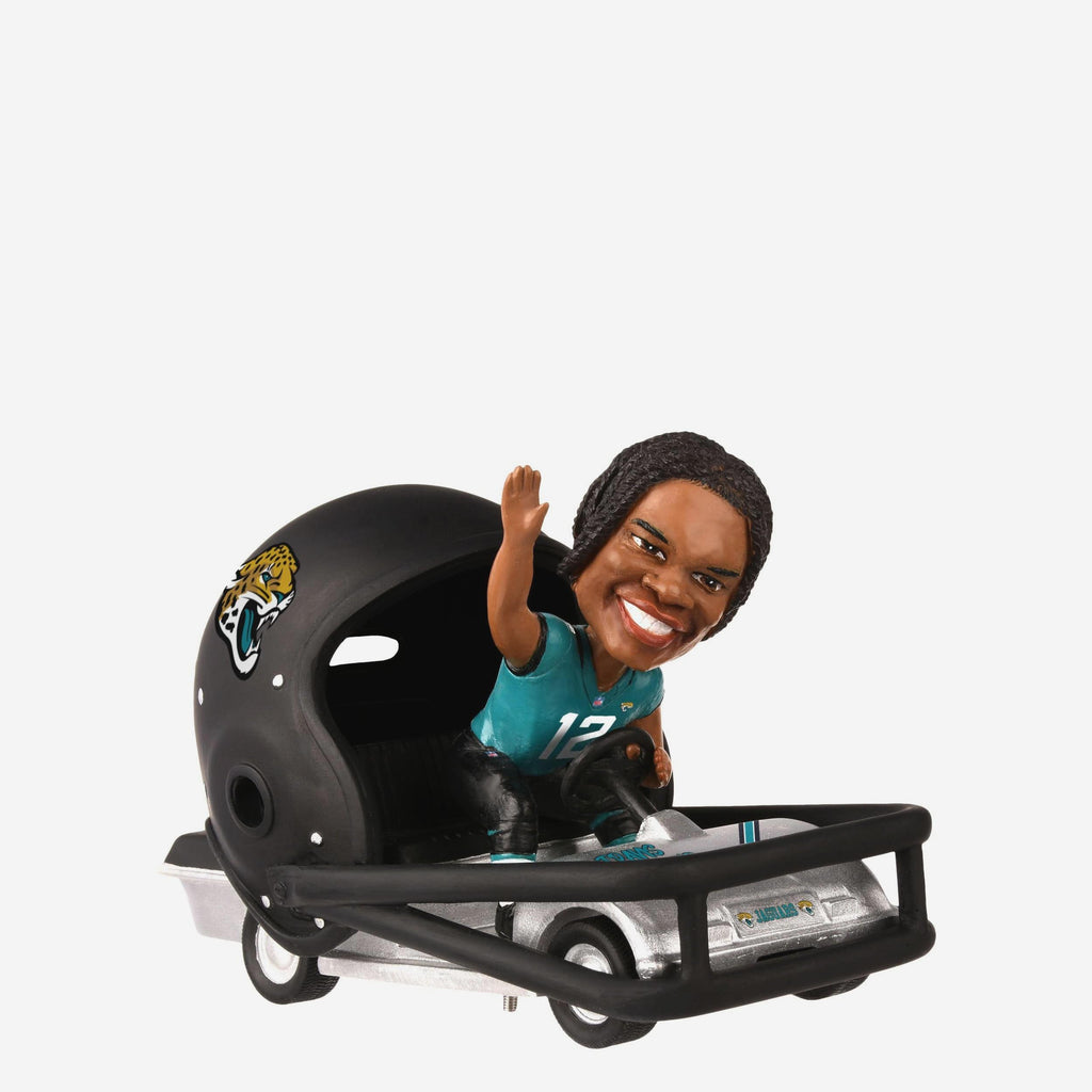 FOCO Travis Hunter Jacksonville Jaguars Helmet Cart Bobblehead 2