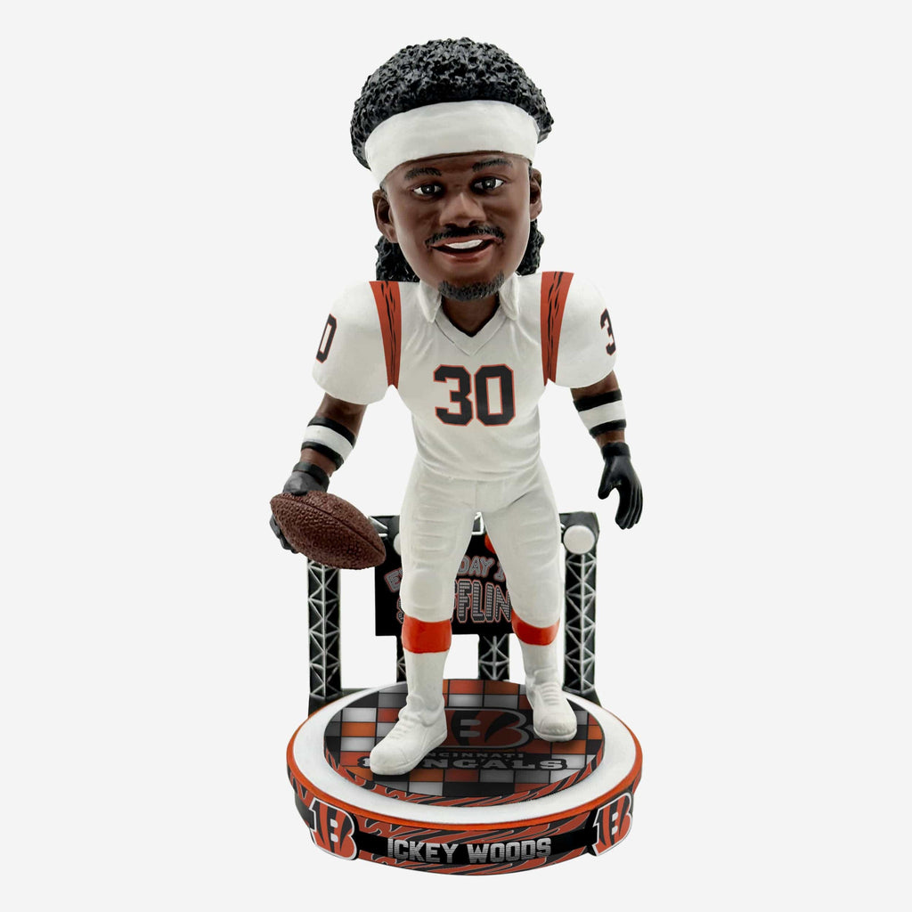 Ickey Woods Cincinnati Bengals Ickey Shuffle Bobblehead FOCO