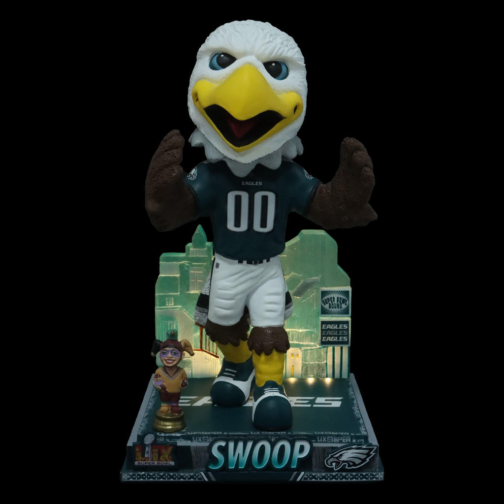 Swoop Philadelphia Eagles Super Bowl LIX Bound Mascot Bobblehead FOCO