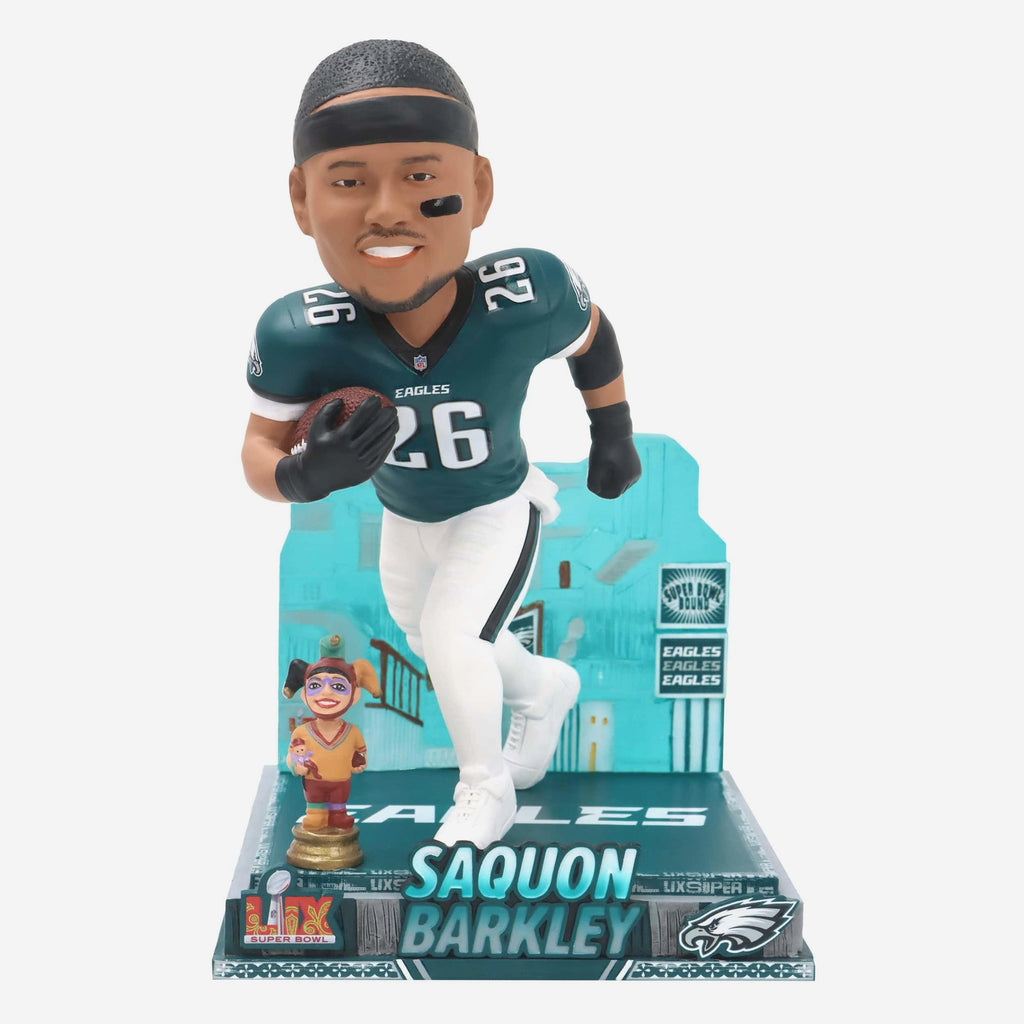 FOCO Saquon Barkley Philadelphia Eagles Super Bowl LIX Wackelfigur 2