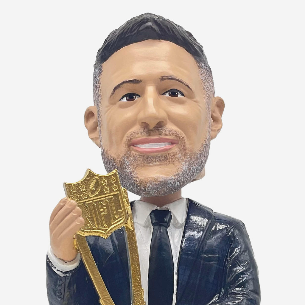 FOCO Mike Vrabel New England Patriots 2025 NFL Entraîneur de l'Année Bobblehead 3